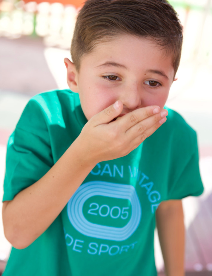 American Vintage T-Shirt Enfant Col Rond Imprimé Fizvalley Menthe Vintage - 10