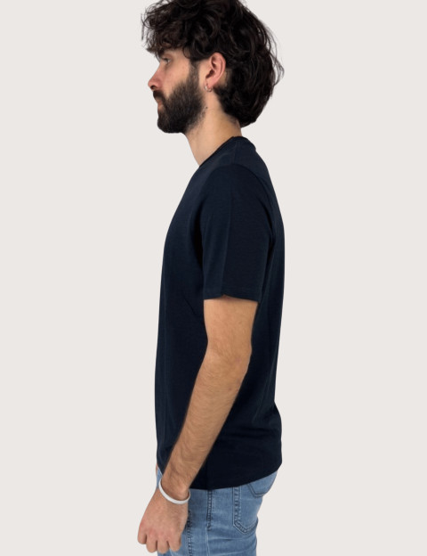 MARKUP T-Shirt Manches Courtes Homme Col Rond Marine - 4