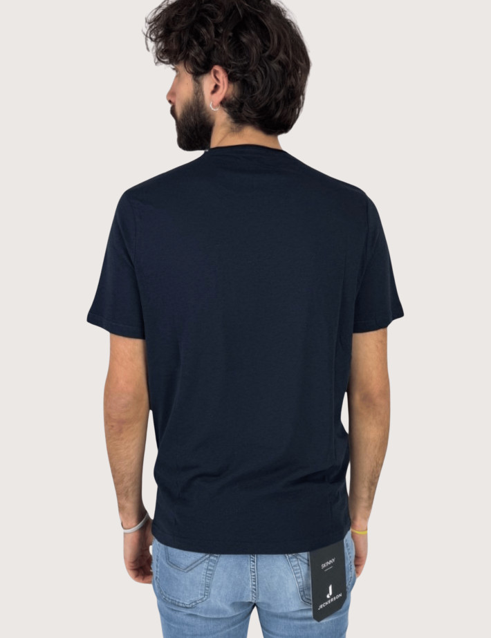 MARKUP T-Shirt Manches Courtes Homme Col Rond Marine - 3