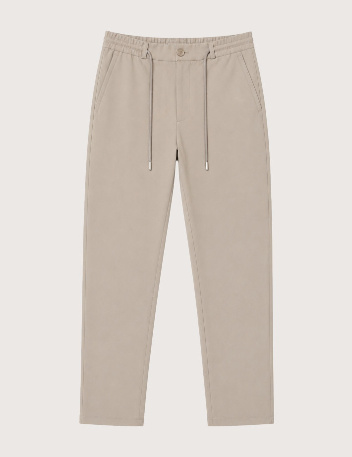 HBT BASICS DOUBLE FACE | OLIVIA Pantalon Femme Beige