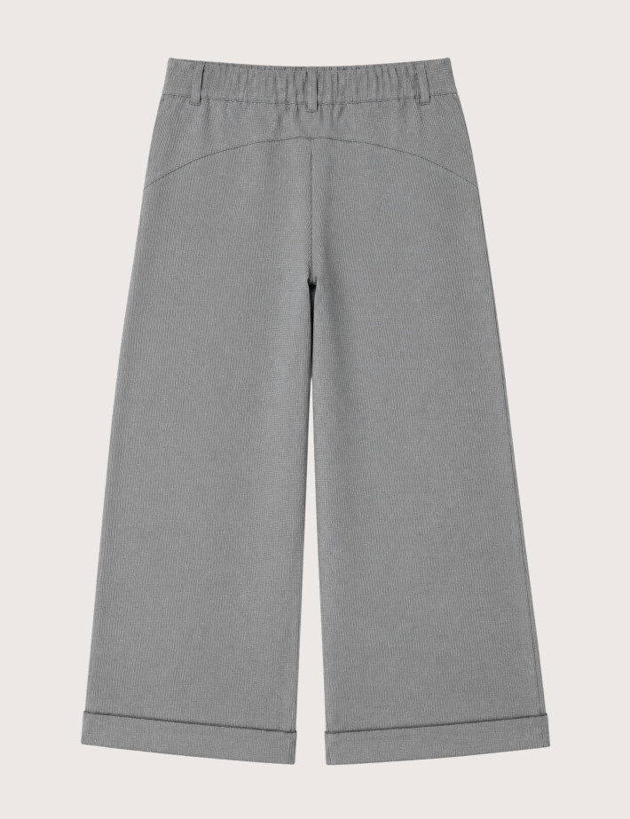 HBT DENIM WAFFLE CHINE | STAN Pantalon Femme Gris - 2