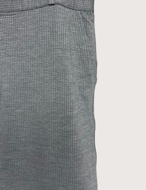 HBT DENIM WAFFLE CHINE | STAN Pantalon Femme Gris - 3