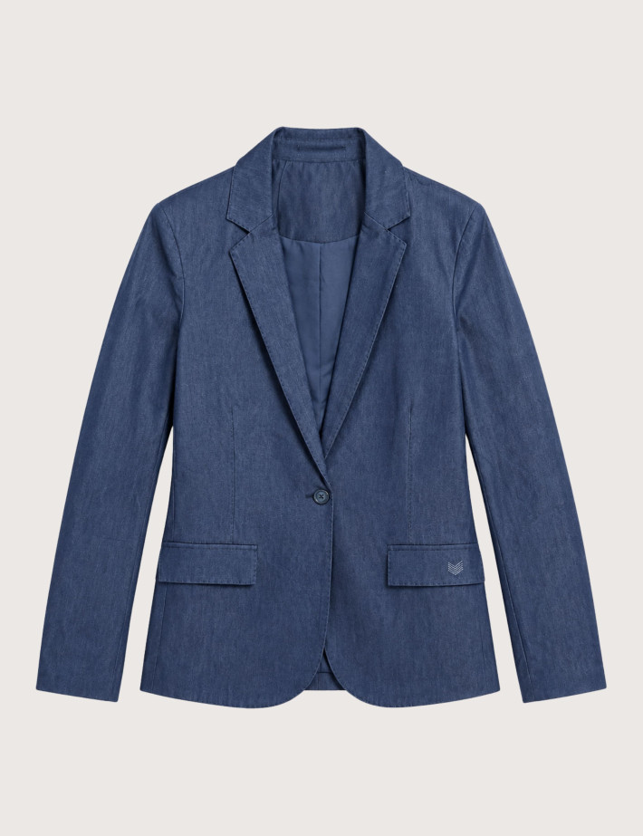 HBT PRECIEUX DENIM TECH | MILTON Blazer Long Femme