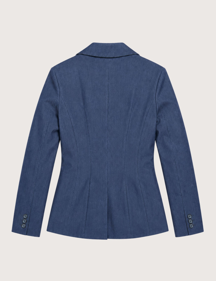 HBT PRECIEUX DENIM TECH | MILTON Blazer Long Femme - 2