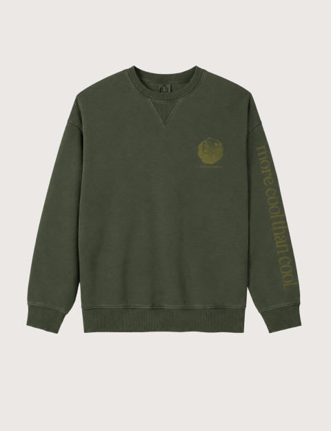 Jonsen Island T-Shirt Homme Manches Longues More Cool Vert