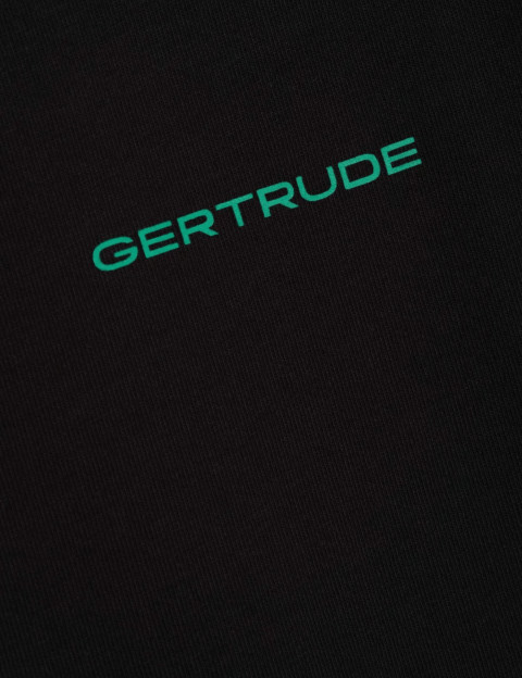 GERTRUDE T-Shirt Mixte Manches Courtes Leon Geo Noir - 4