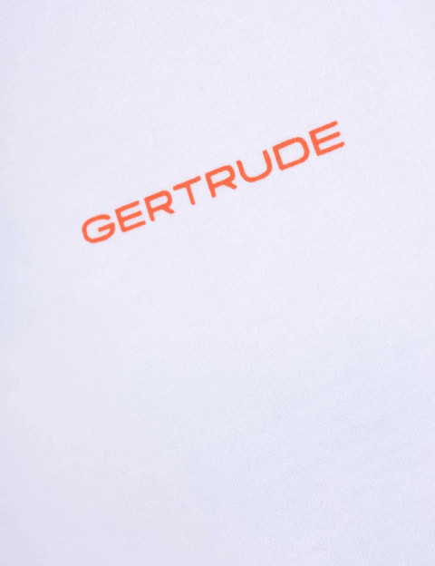 GERTRUDE T-Shirt Mixte Manches Courtes Leon Geo Blanc - 4