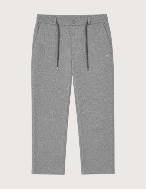 HBT DENIM WAFFLE CHINE | DARIO Pantalon Homme Gris