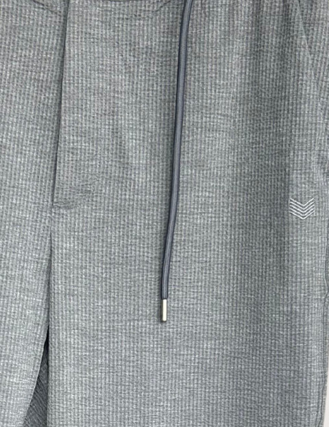 HBT DENIM WAFFLE CHINE | DARIO Pantalon Homme Gris - 3