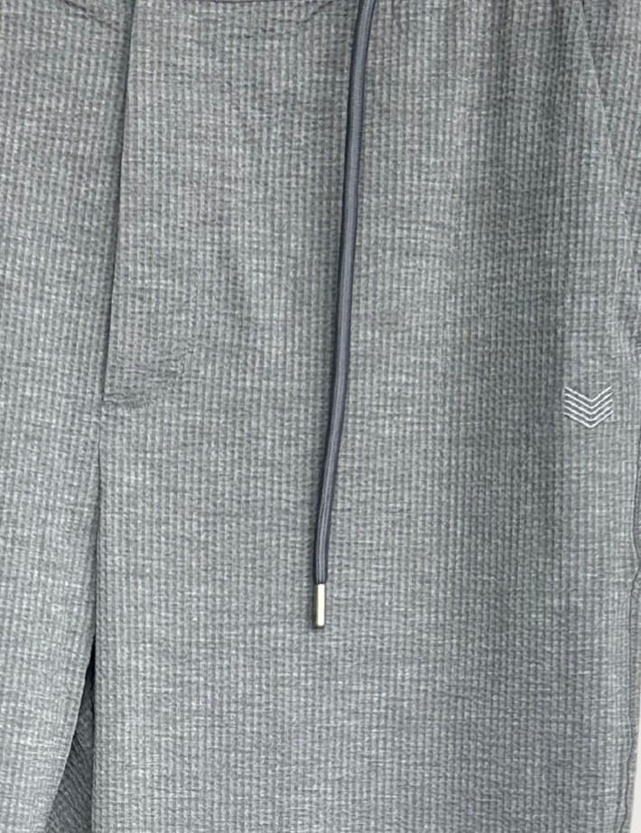 HBT DENIM WAFFLE CHINE | DARIO Pantalon Homme Gris - 3
