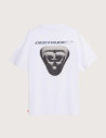 GERTRUDE T-Shirt Mixte Manches Courtes Leon Archive Blanc
