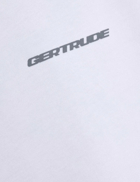 GERTRUDE T-Shirt Mixte Manches Courtes Leon Archive Blanc - 4