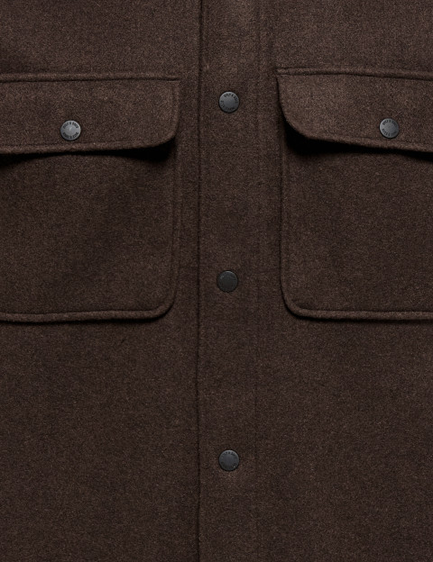 Only & Sons Surchemise Homme Ash Laine Marron - 3