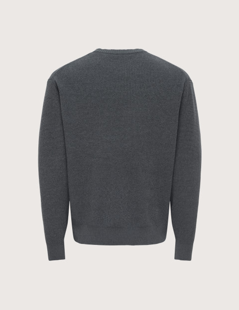 Only & Sons Pull Homme Rodger Gris - 2