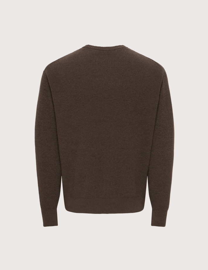 Only & Sons Pull Homme Rodger Marron - 2