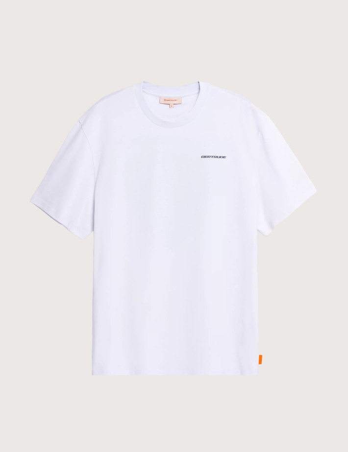 GERTRUDE T-Shirt Mixte Manches Courtes Leon Archive Blanc - 2