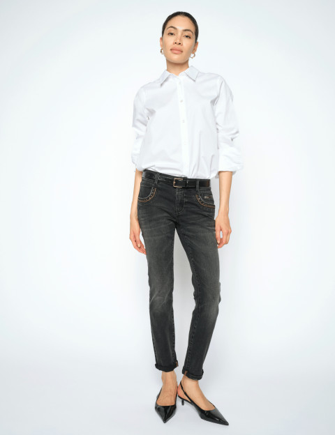 MOS MOSH Jean Femme Naomi Teni Gris - 2