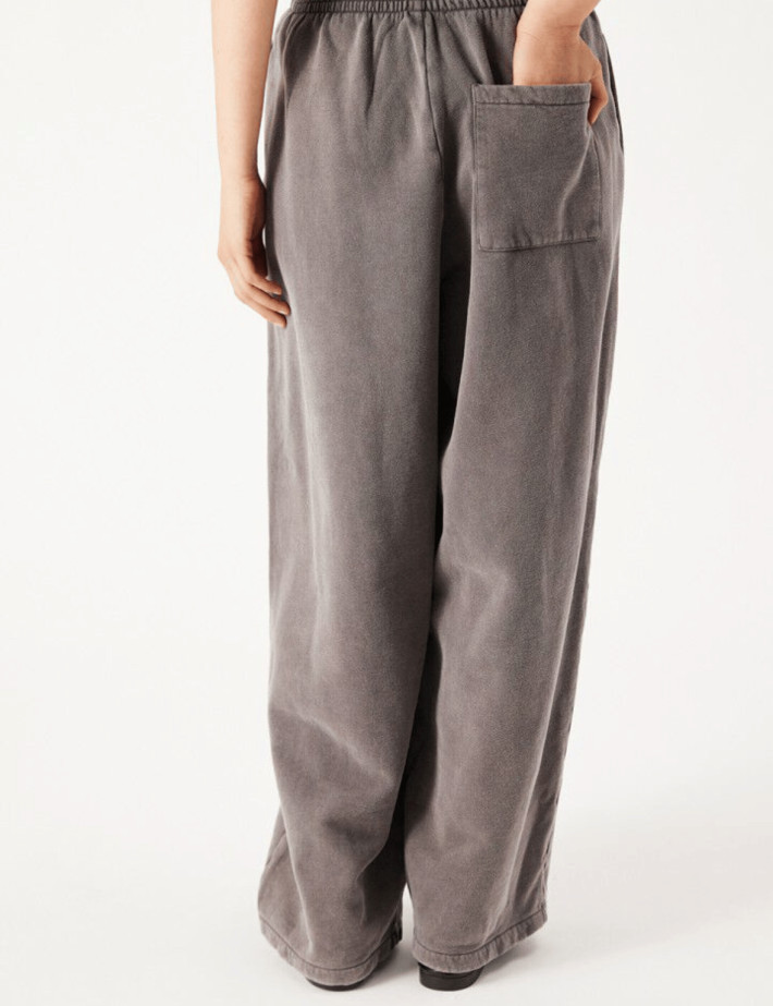 American Vintage Bas de Jogging Ample Femme Jitbay Cendre Vintage - 4