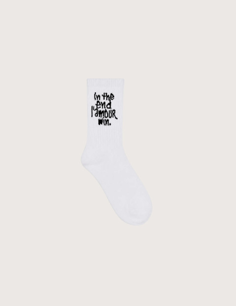 Eleven Paris Chaussettes Mixtes Jifali Blanc