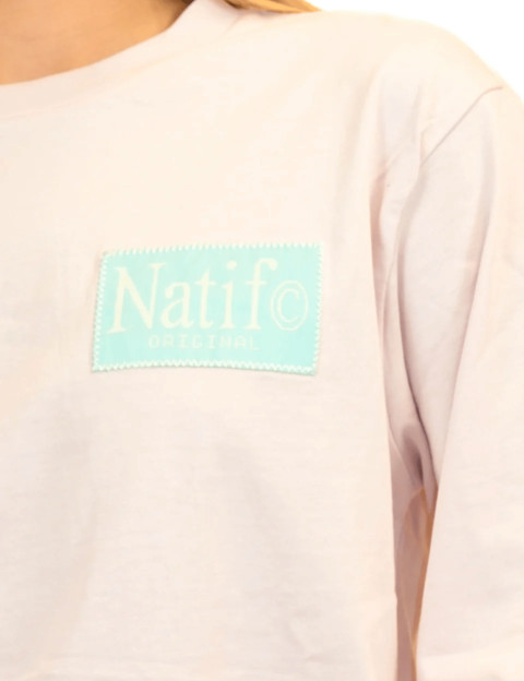 Natif T-Shirt Unisexe Manches Longues New Original Violet - 3