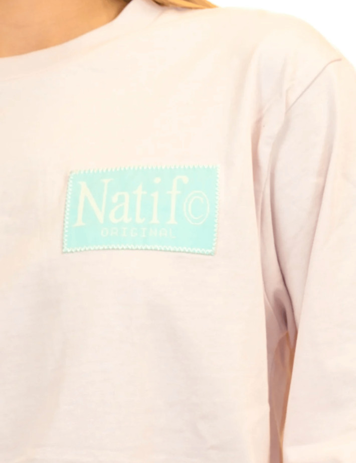 Natif T-Shirt Unisexe Manches Longues New Original Violet - 3
