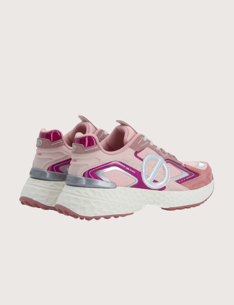 No Name Baskets Femme Carter 2.0 Tech Suède Rose Fucshia - 3