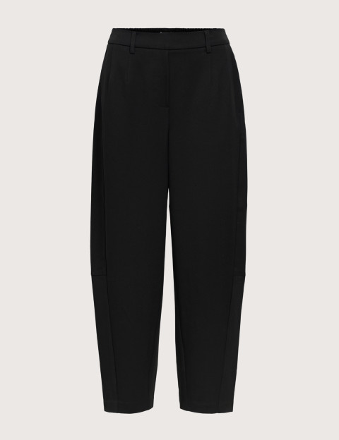 OBJECT Pantalon Femme Coupe Barrel Lisa Noir