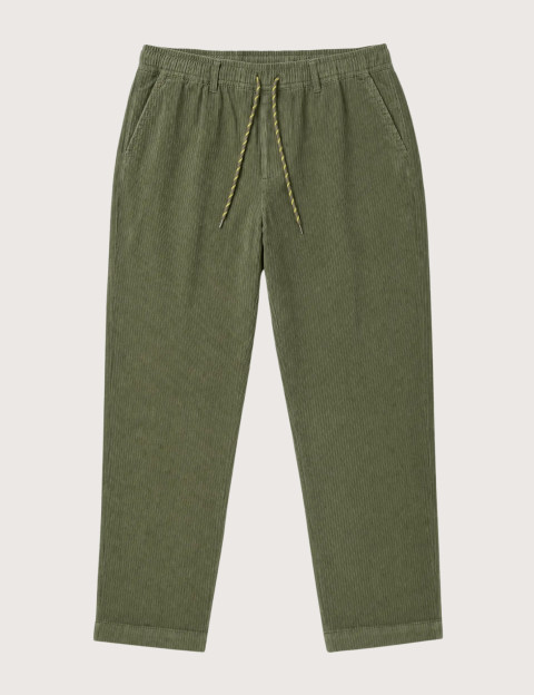 S001 Pantalon Homme Corduroy Regular Kaki