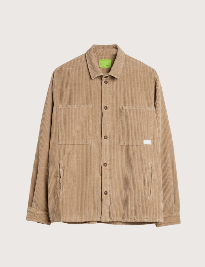S001 Surchemise Homme Corduroy Sand