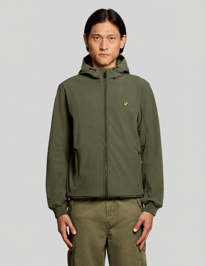 Lyle & Scott Veste Softshell Doublée Polaire Homme Kaki - 2