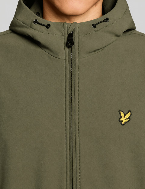 Lyle & Scott Veste Softshell Doublée Polaire Homme Kaki - 4