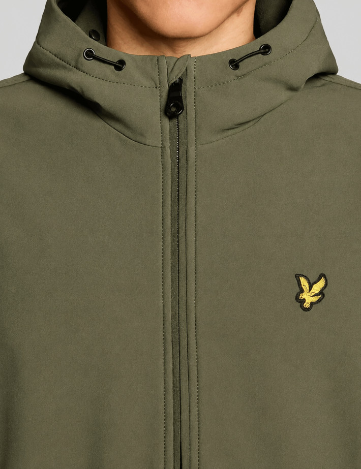 Lyle & Scott Veste Softshell Doublée Polaire Homme Kaki - 4