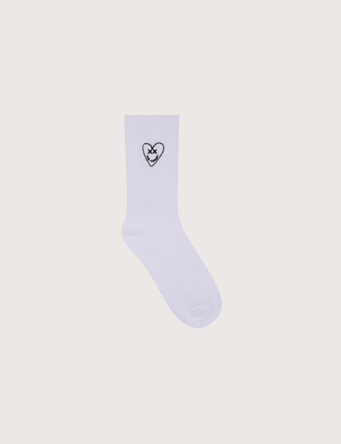 Eleven Paris Chaussettes Mixtes Jaselle Blanc