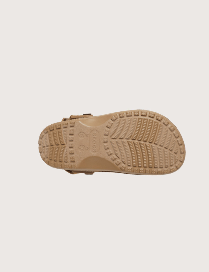 Crocs Sabots Suède Vegan Stitch Clog Camel - 4