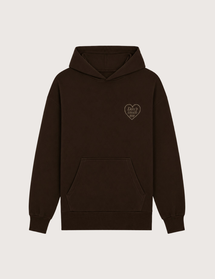 Eleven Paris Sweat à Capuche Mixte Thalia Cacao