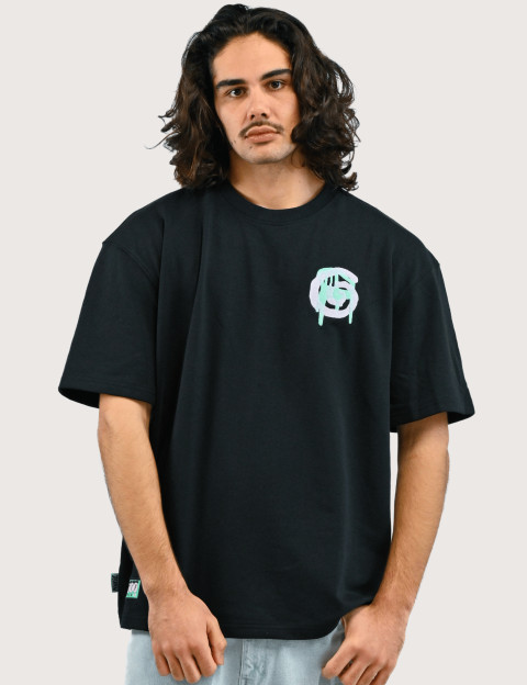 Natif T-Shirt Unisexe Manches Courtes Chair Dpt Noir