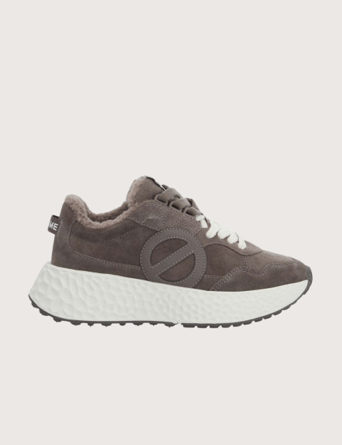 No Name Baskets Femme Carter Jogger Suède Carbone
