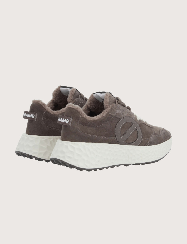 No Name Baskets Femme Carter Jogger Suède Carbone - 3
