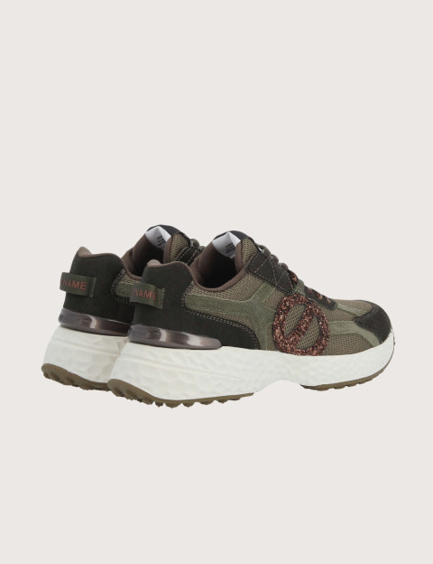 No Name Baskets Femme Carter 2.0 Runner Kaki Bronze - 3