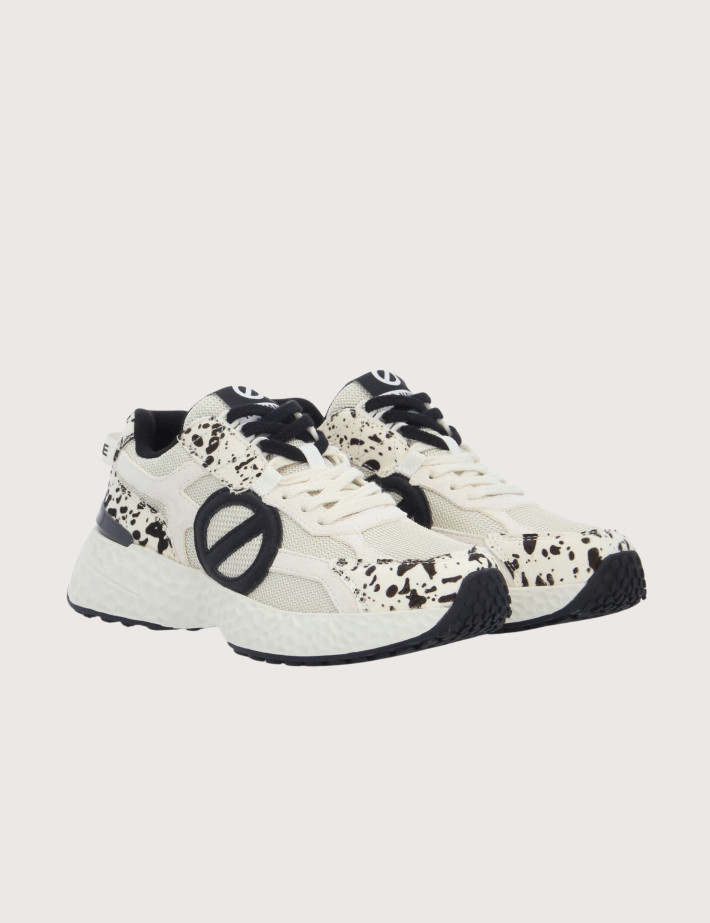 No Name Baskets Femme Carter 2.0 Runner Beige Noir - 2