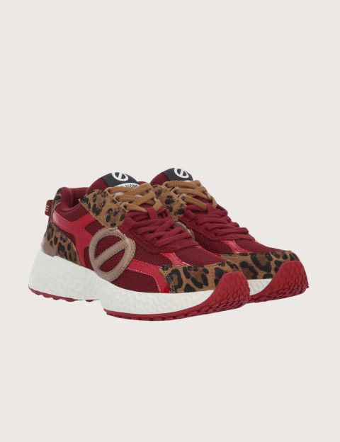 No Name Baskets Femme Carter 2.0 Runner Bordeaux Marron - 2
