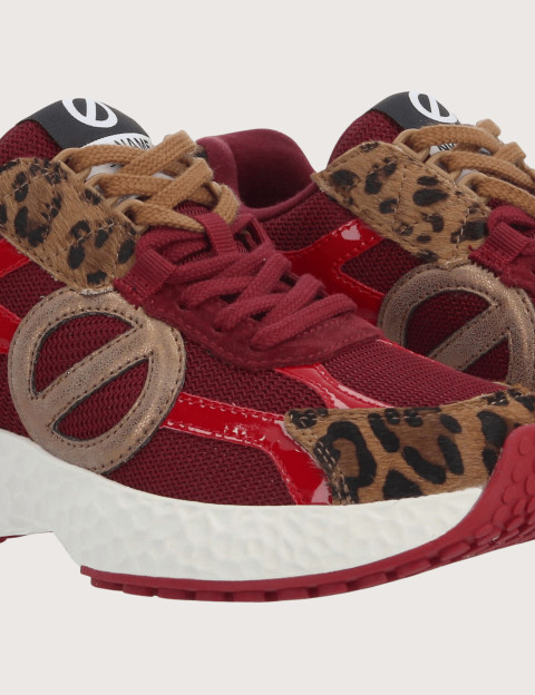 No Name Baskets Femme Carter 2.0 Runner Bordeaux Marron - 4