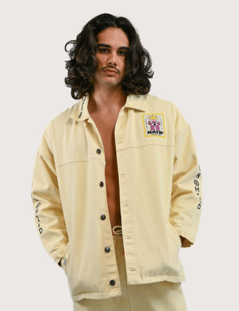 Natif Veste Unisexe Sunchild Denim Jaune - 2
