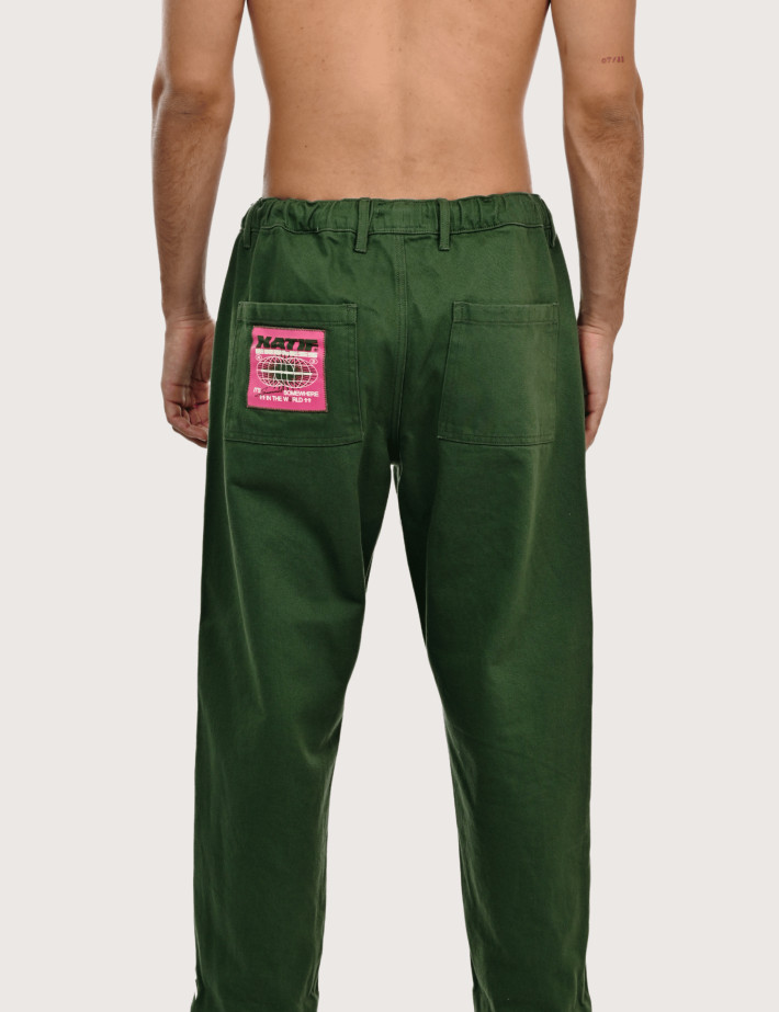 Natif Pantalon Unisexe Endless Summer Denim Kaki - 2