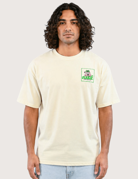 Natif T-Shirt Unisexe Manches Courtes Creative Dpt Crème - 2