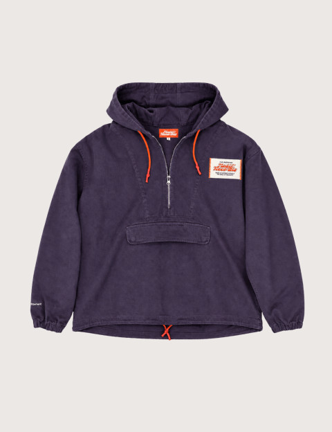 Natif Veste Poncho Unisexe Records Marine - 2