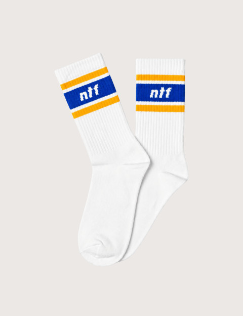 Natif Chaussettes Montantes Original Blanc Bleu
