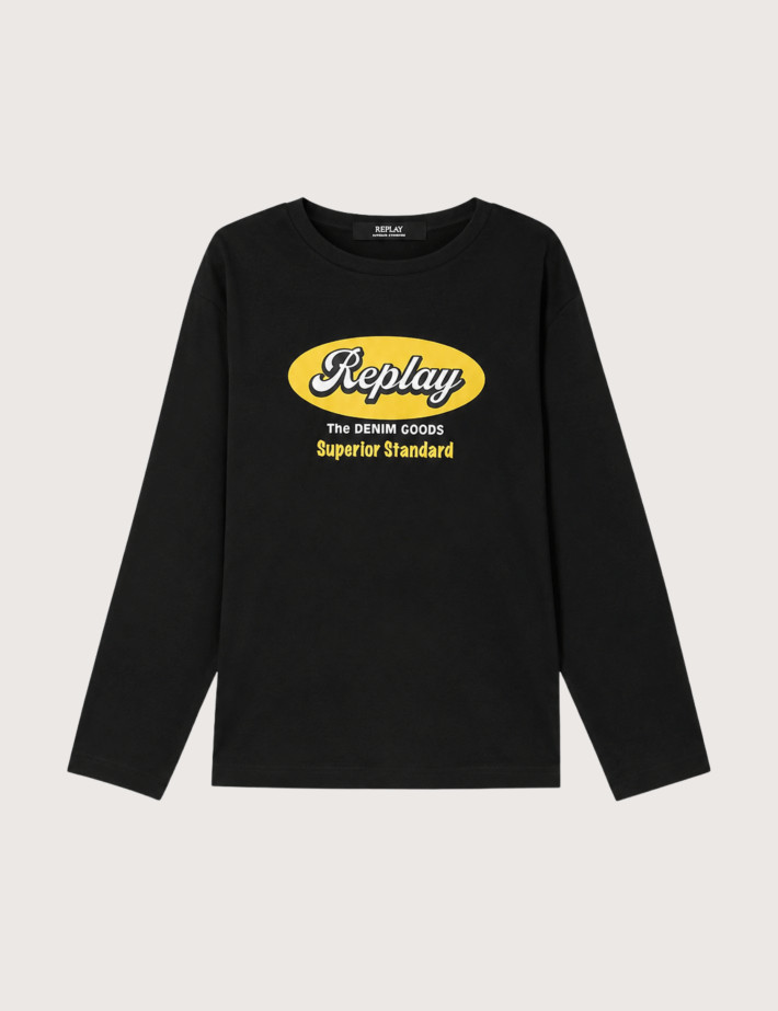 REPLAY T-Shirt Manches Longues Enfant Salute C0BP