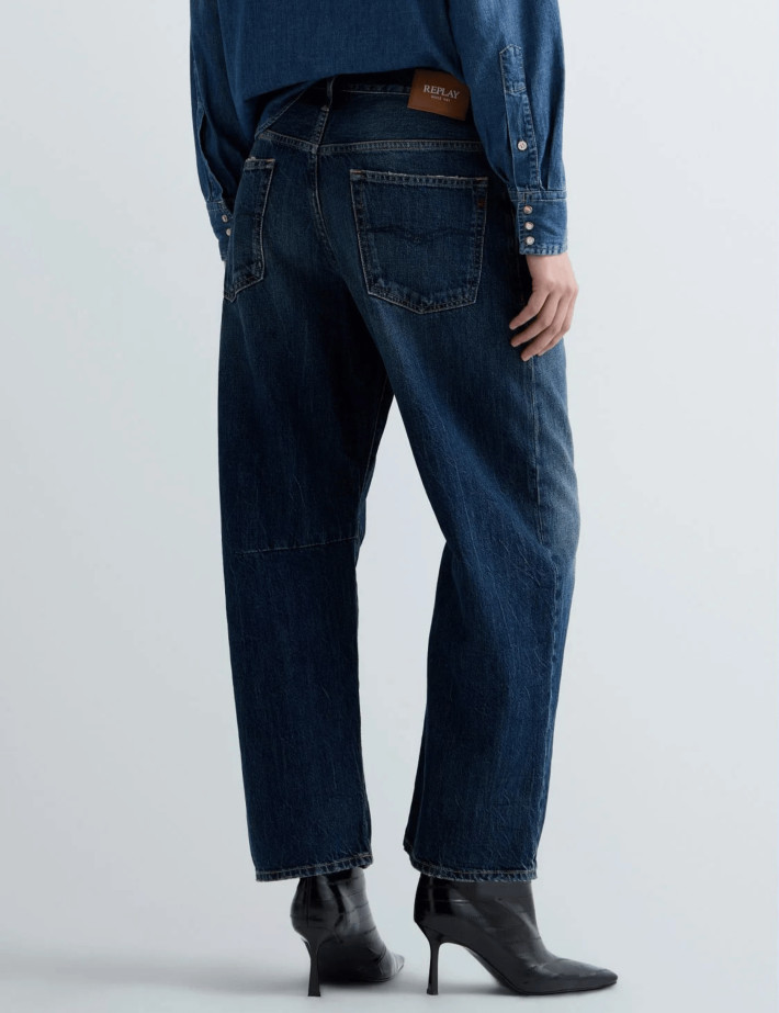 REPLAY Jean Femme Coupe Barrel Janie 261 C007 - 2
