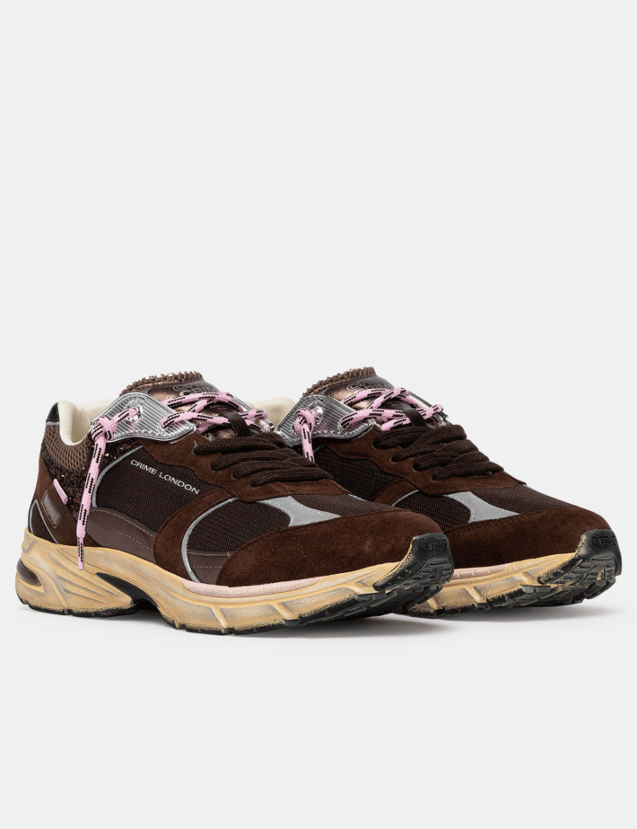 Crime London Baskets Femme Fugitive Marron - 3